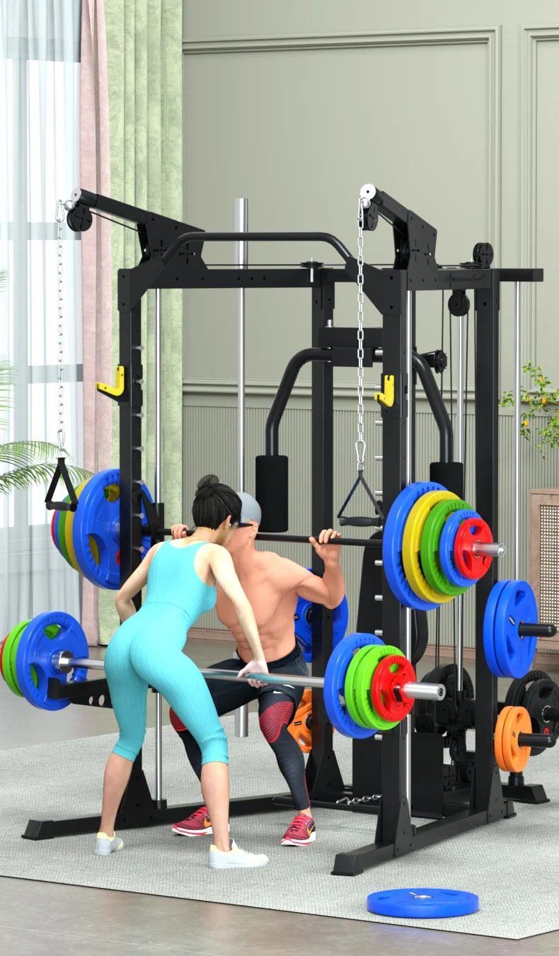 Multifunctional Cable Crossover Smith Machine For Effective