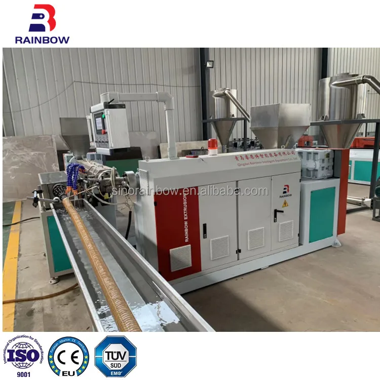 Plastic PVC Flexible Vacuum Swimming Pool Suction Hose Machine PVC Spiral Suction Hose Machine