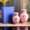 Pink vase