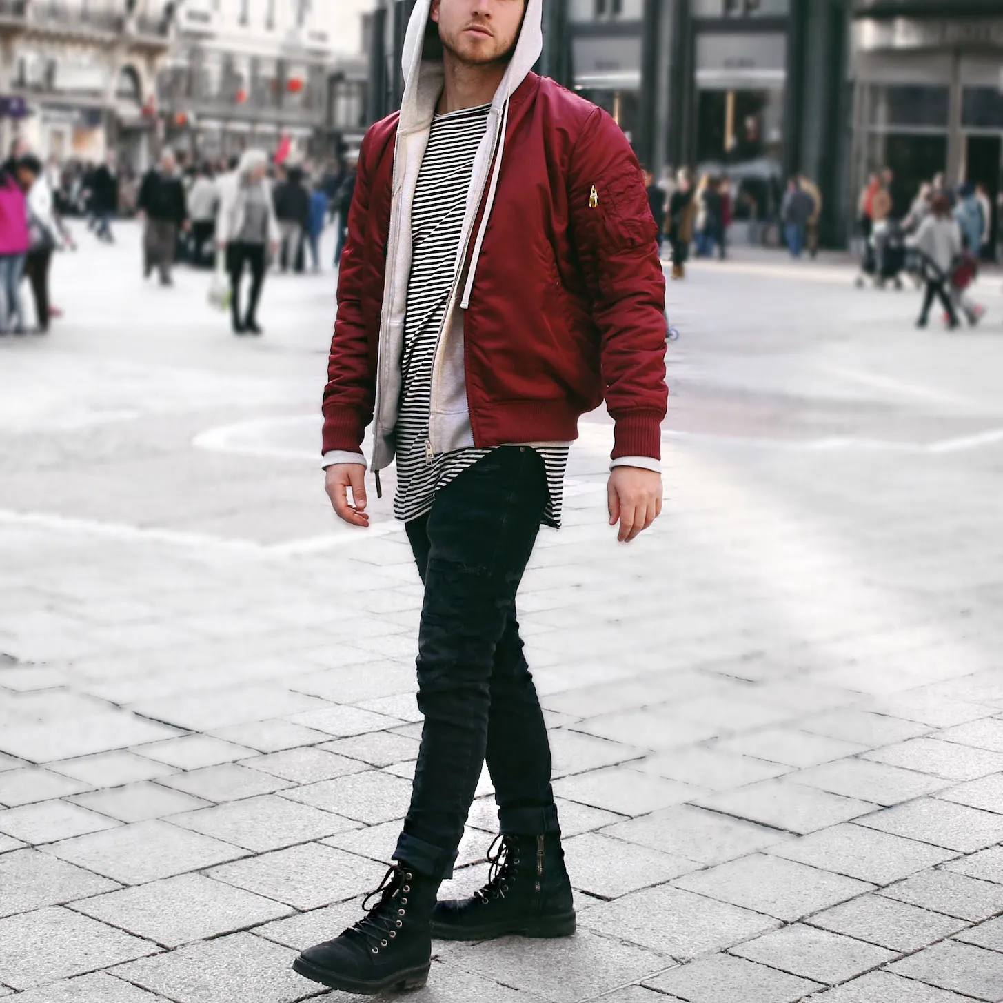 Jacket varsity pilot Hot Selg Streetwear winter Reversible Zipper Up outdoor Flight satin Custom Warm Bomber men jacket _voghion.com