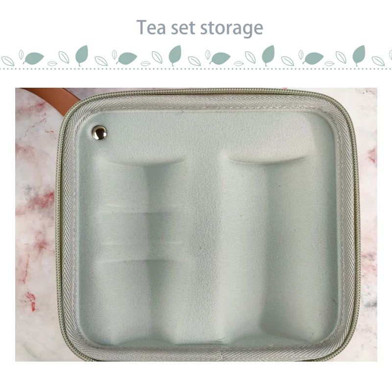 Wholesale Custom Logo Shockproof Tea Bag Packaging Box Waterproof Tea Bag Empty Tea Bag Set EVA Case factory