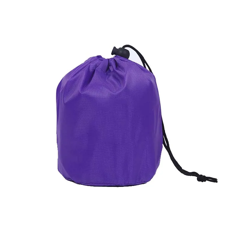 Полиэстеровая нейлоновая косметичка с круглым дном, сумка для макияжа, шнурок