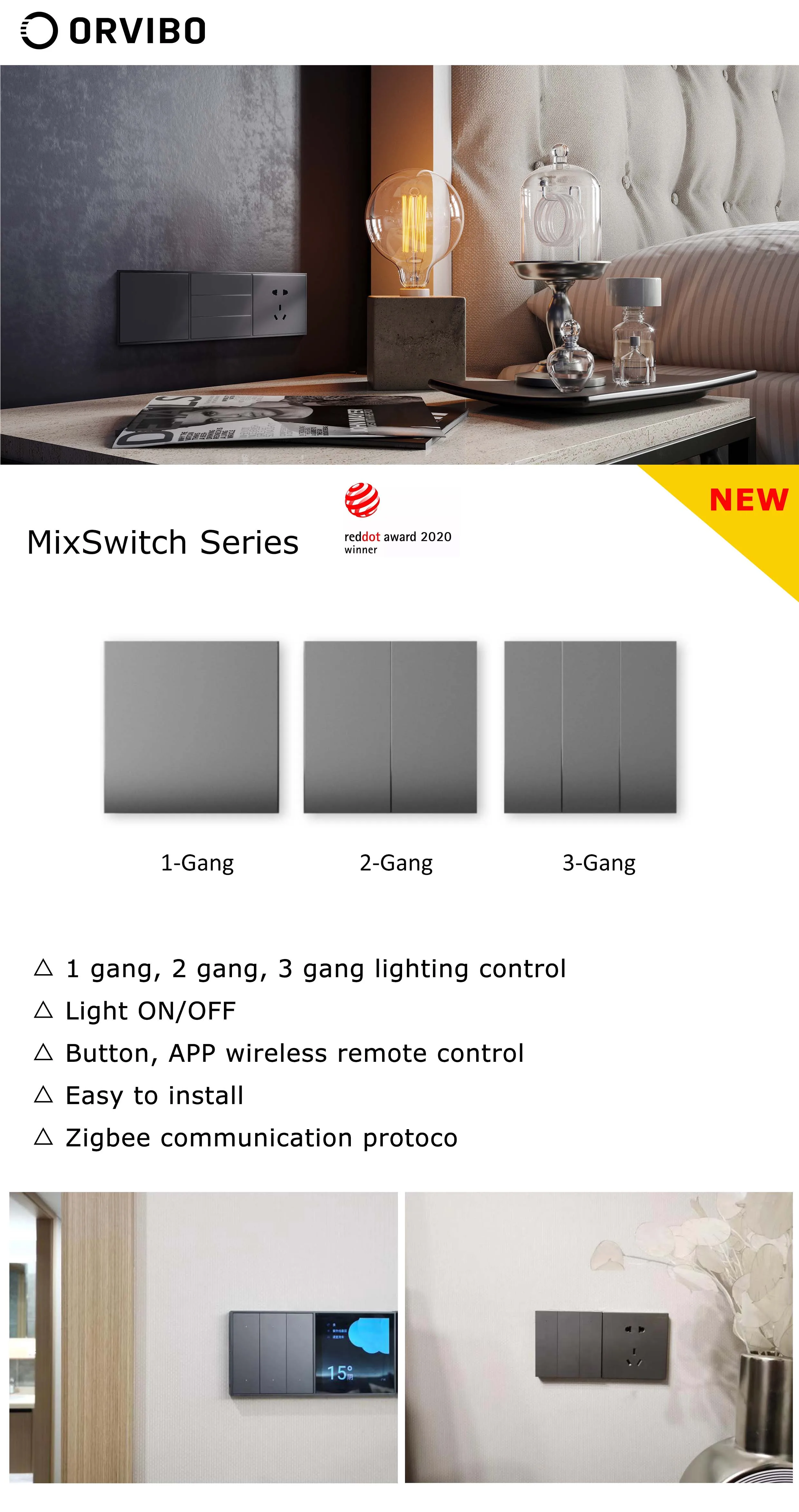 ORVIBO 2021 mixswitch Супер смарт-переключатель с уникальным mixctrl  функция 2 way умный переключатель| Alibaba.com