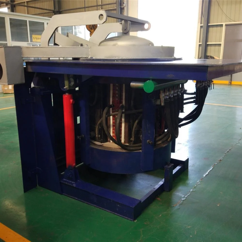 Water Cooled Quick Start Continuous Melting KGPS MF Induction Furnace 15 Ton