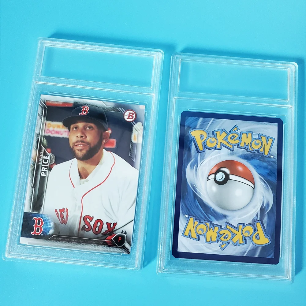 Ultrasonic Type Trading Card Protector case Graded Card Slab for Grading pokemon Yugioh Sports Card