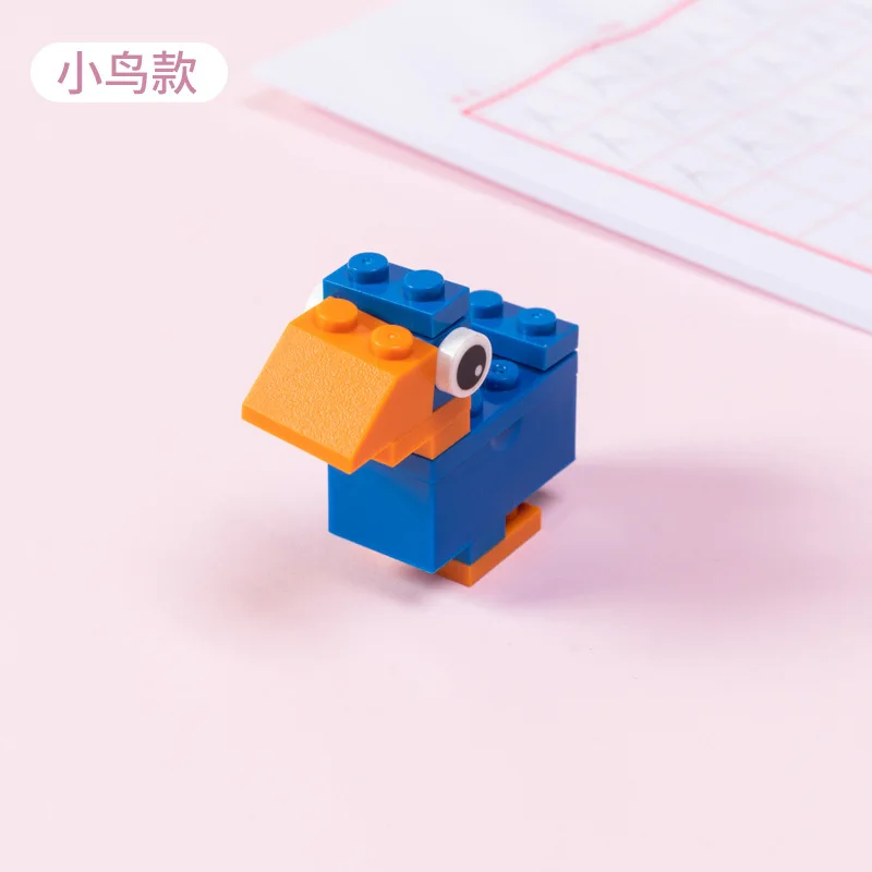 YIHENG сборка кирпичей точилка для карандашей милый мультфильм канцелярские принадлежности учеников начальной