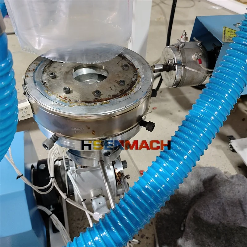 High Speed Two Color Gravure Plastic Tube Ziplock Bag Extruder Film Blowing Machine and Print Machine