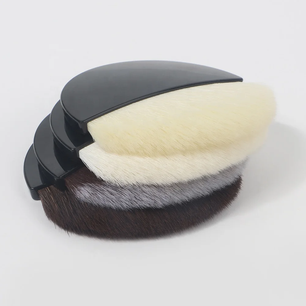 High Quality Cosmetic Powder Blush Synthetic Hair Fluffy Travel Your Own Logo Mini Black Eco Friendly Small Makeup Brush