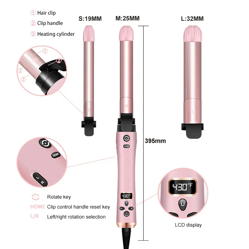 2023 Новые многофункциональные 3 в 1 Сменные бочки автоматические бигуди для завивки волос подвижные