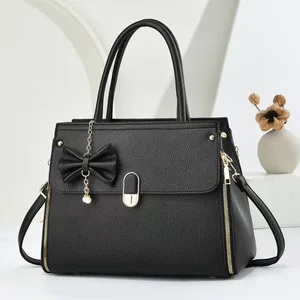Fashion Autumn and Winter New Large Capacity Shoulder Bag All-match Small Fresh Solid Color Hand Bag for Women