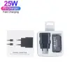 Adaptador UE negro de 25 W + cable