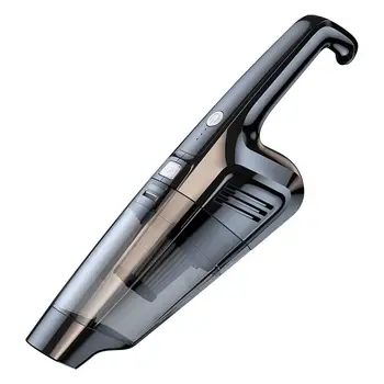 Cordless Portable Car Vacuum Cleaner With LED Light Mini Rechargeable Handheld Auto Vacuum