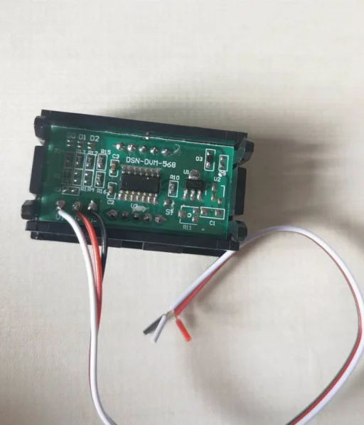 0 56 дюймов 3 провода DC вольтметр светодиодный цифровой Детектор 0-100 В монитор напряжения тестер для мотоцикла