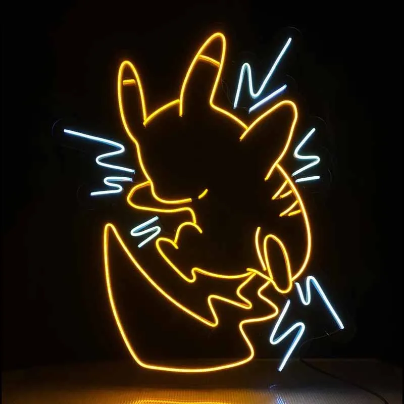 pikachuはネオンサイン、カスタムネオン壁の装飾家の壁のライト装飾