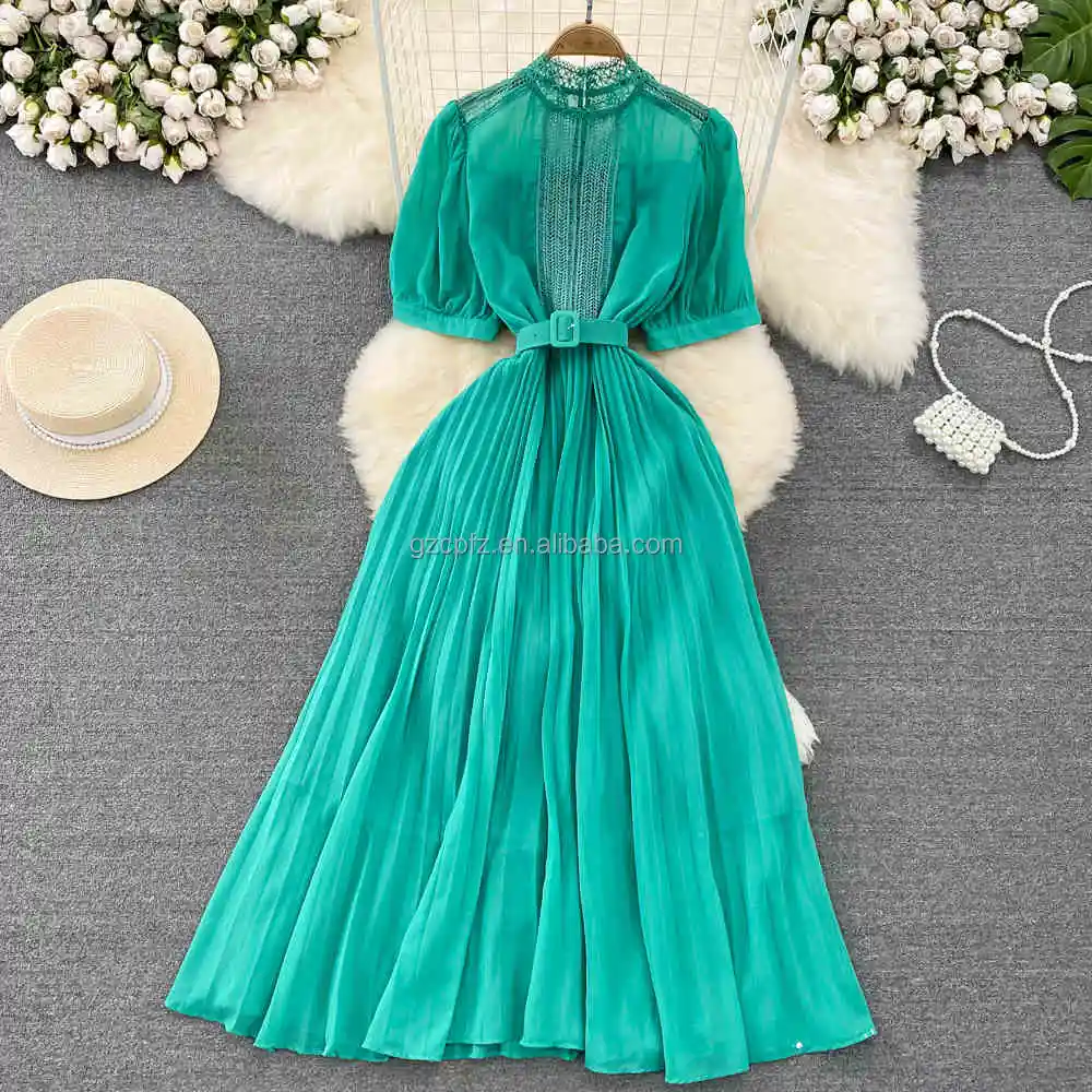 chinese dress ladies Puff and Pencil Capri Dress  The Fold Line