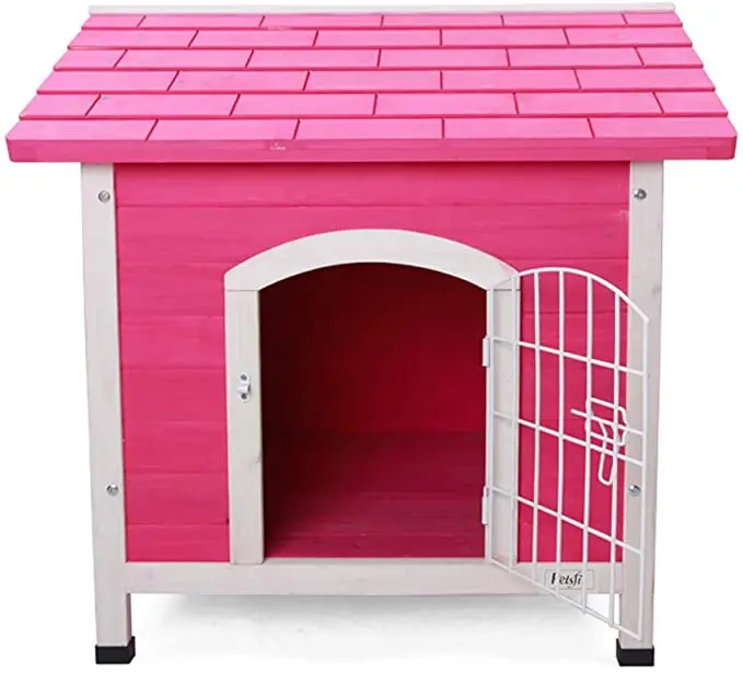 indoor dog house with gate