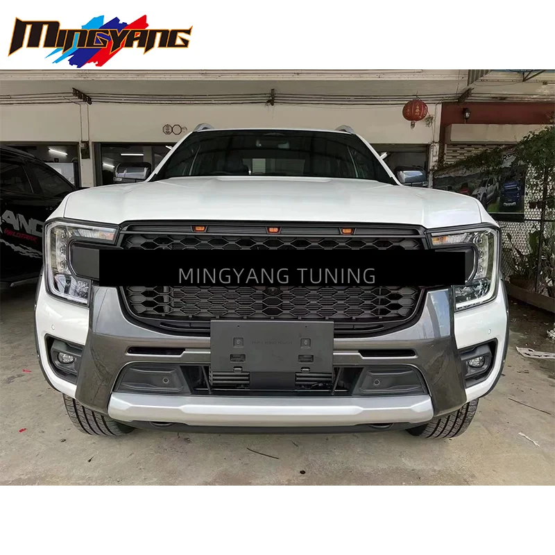 High Quality Raptors Design Led Light Car Front Grill for Ford Ranger Wildtrak Xlt Xls XL T9 2022 Grille