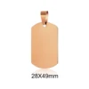 Rose Gold  28X49mm
