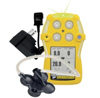 Original Hony-well BW Gas Alert Quattro Multi-Gas Detectorersonal (Combustible 0-100% LEL , 0-30.0% O2 , 0-1000 Ppm CO)