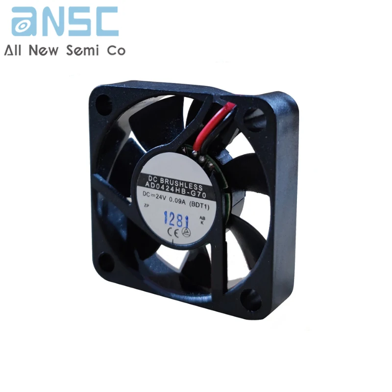 Original Axial flow fan  AD0424HB-G70 24V 0.09A 6000rpm 40*40*10MM Axial flow new cooling fan