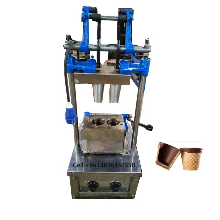Portable Small Edible Waffle Coffee Cup Making Machine Buy Edible
