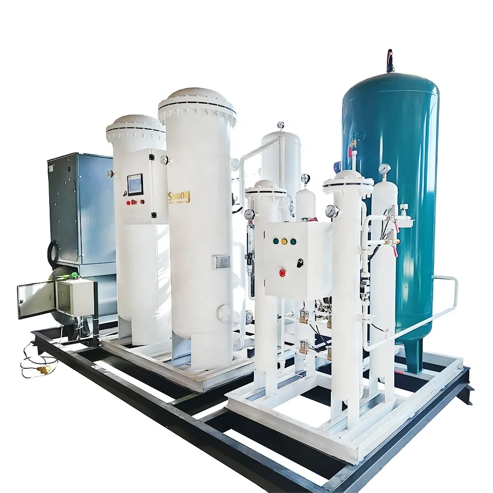 Filling station O2 filling cylinders high quality 95, 98% Containerization 30Nm3/h oxygen compressor psa oxygen generator