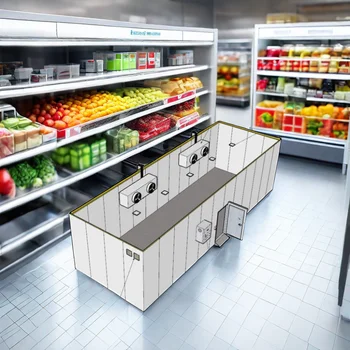 Automatic Energy-Efficient Cold Room Refrigeration Freezer Cooling System Cold Storage Room