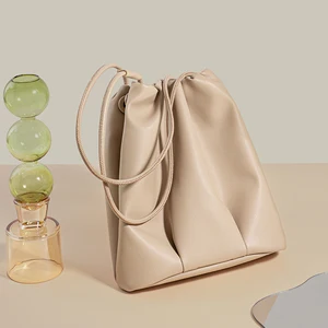 Soft Portable Real Leather Lady Handbag Fashion Simple Casual Women Genuine Leather Clutch Bag