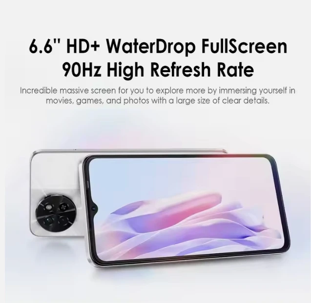 Global Version Itel S23 Smartphone 6.6 Inch HD 90hz High Refresh Rate Phone 50MP Ultra clear Camera Phone