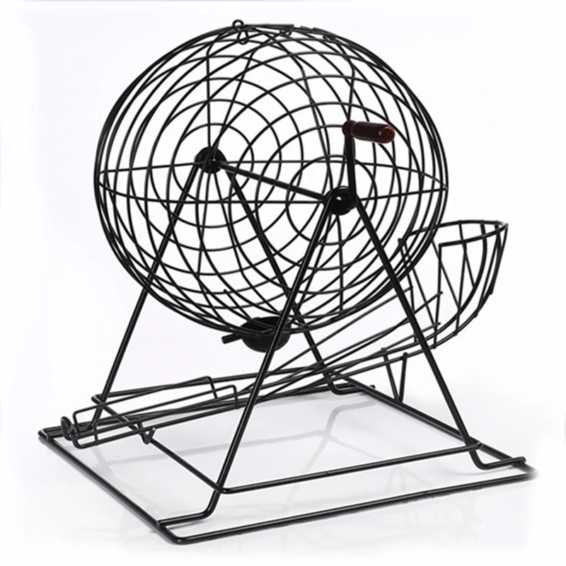 Металлическая клетка, Набор для игры в лотереи, выбор мячей, игры в бинго