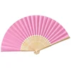 พัดกระดาษ 7 นิ้ว - สีชมพู
