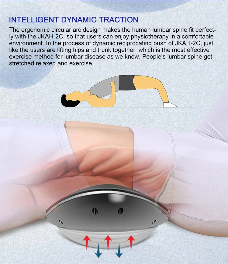  Lower Back Stretching Massager, Electric Lumbar