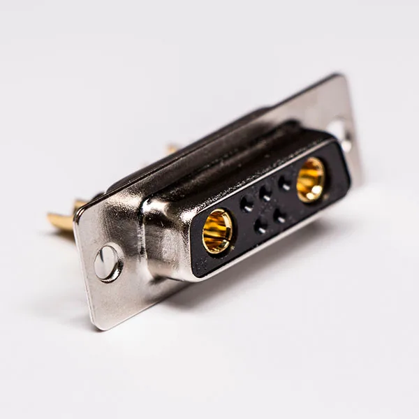 DB Meter Digital Straight Solder Type D Sub Dsub 7W2 Female Connector for RG316 Cable