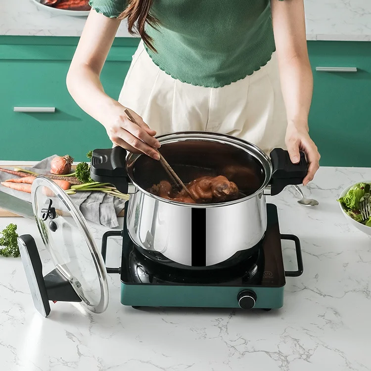 Unique Design Energy-saving Cooker SS304 Stainless Steel Casserole
