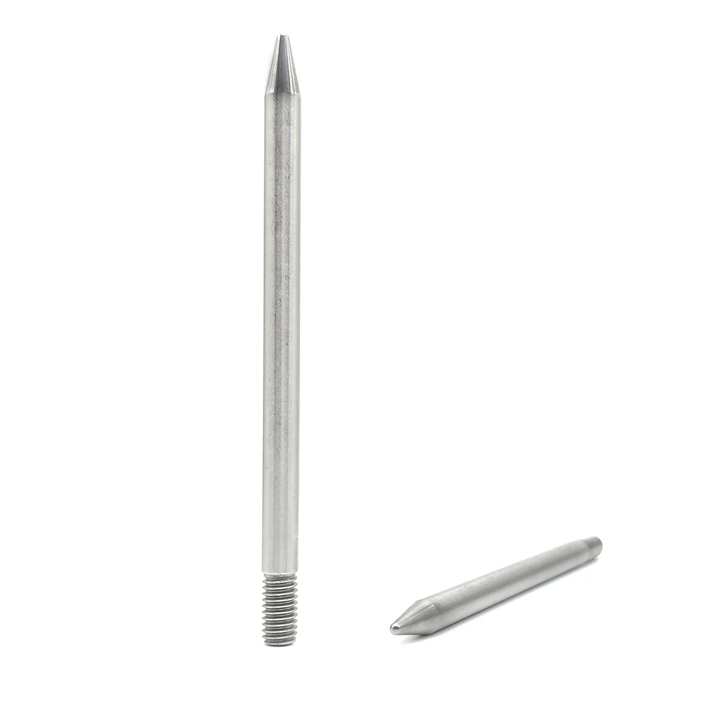 M2 M3 M4 M5 M6 Custom Made Stainless Steel Brass Aluminium Threaded Conical Dowel Pin Shaft Pin
