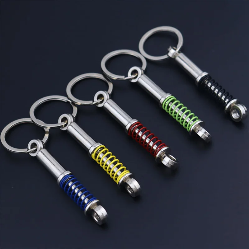 Custom Logo Automotive Car Parts Keychain Piston Disc Brake Rotor Turbo