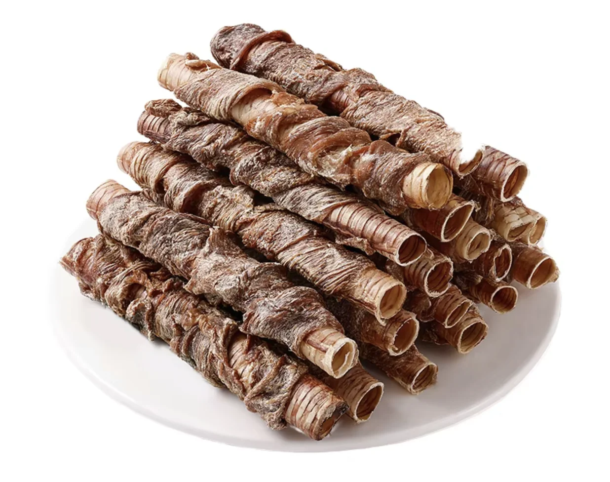 Chicken Duck Meat & Cod Skin Wrapped Grinding Stick Dog Snack for Small Dogs/Puppies Training Bite-resistant