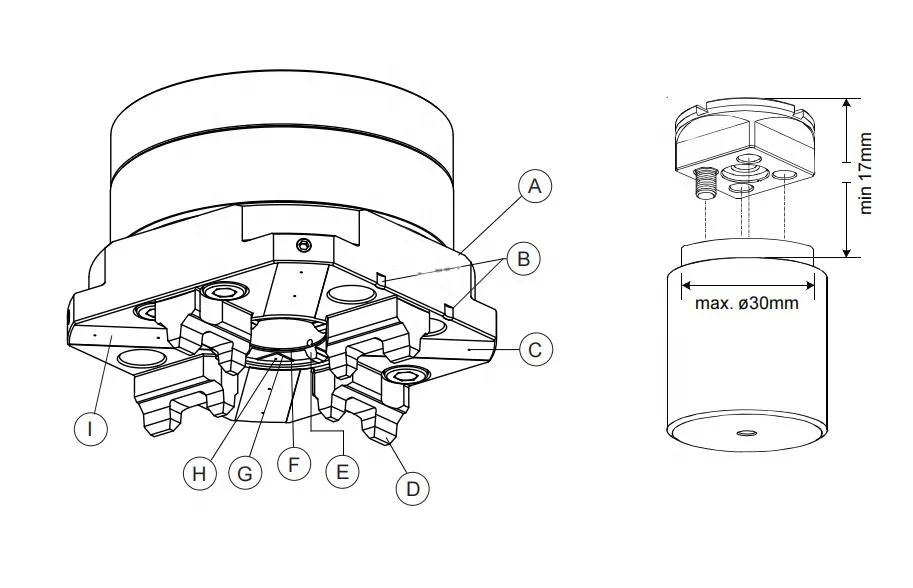 HPEDM Erowa ITS Compact Combi Chuck for EDM Spark Erosion