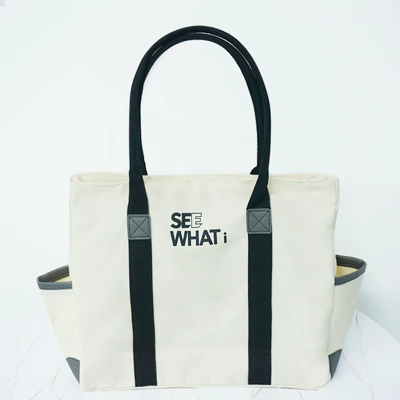 Extra Large Cotton Canvas Tote Bag Canvas Grocery Bag For Shopping ...