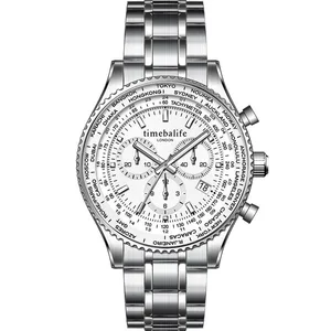 Quartz High Quality Hannah Martin Calendar Display Mens Sport Wrist Watches Top Brand Luxury Watch