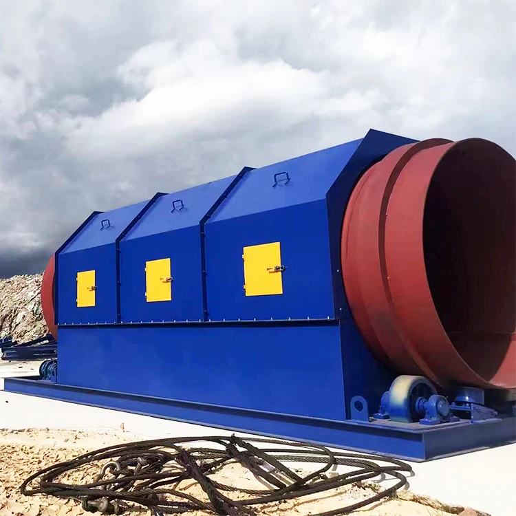 Municipal Solid Waste Automatic Urban Garbage Sorting Plant Line Msw Waste Separation Machine