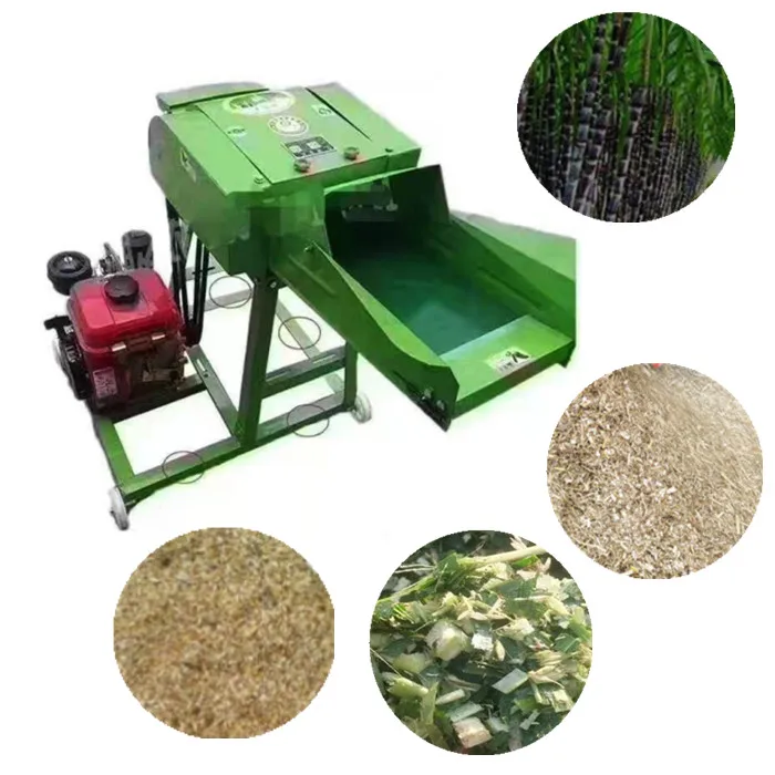 High Production napier Grass Cutting Machine grass Silage silage and Fodder  Chopper Cow Bone Crushing Antique Feed Chopper