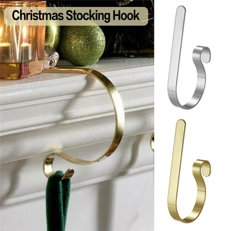 Christmas novelty hookss Metal socks novelty hookss fireplace  Christmas decorations novelty hookss supplier