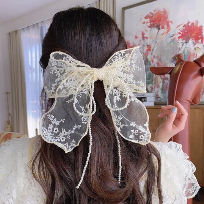 Bow-shaped alloy hairpin European and store American geometric women's hair accessorie