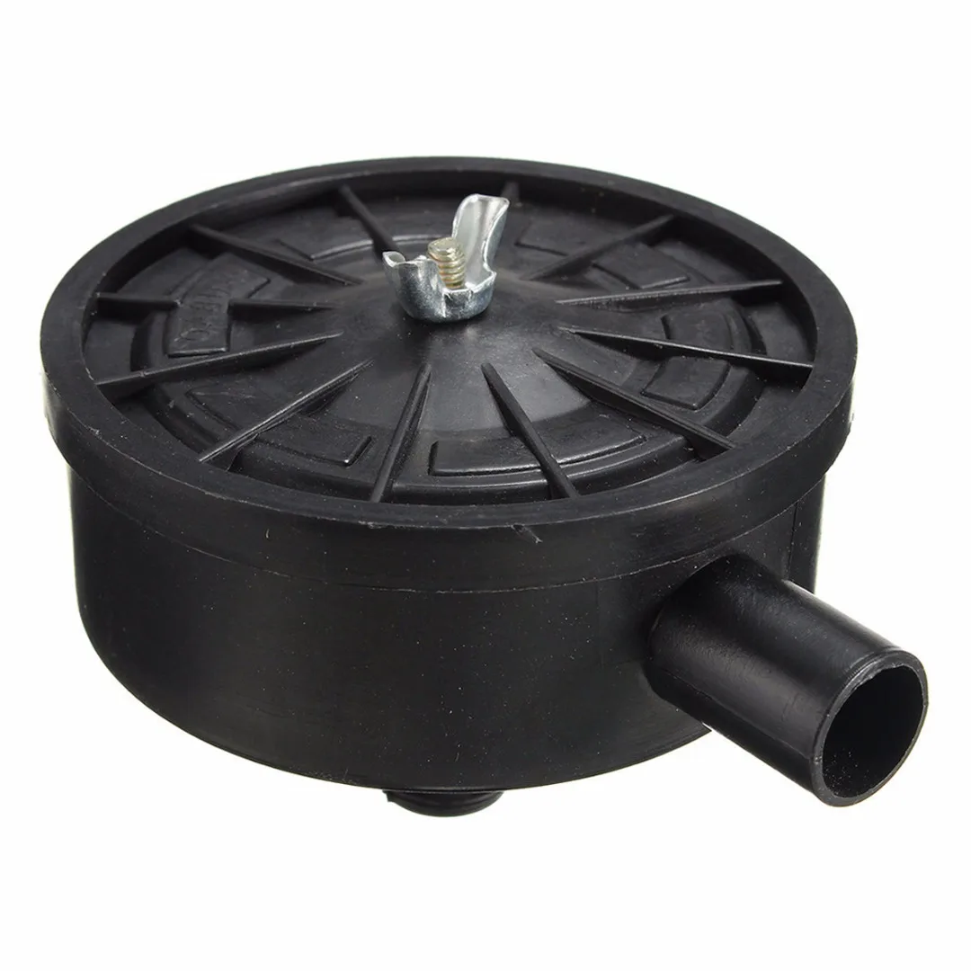 20mm Black Plastic Male Threaded Exhaust Noise Muffler Filter for Air Compressor 