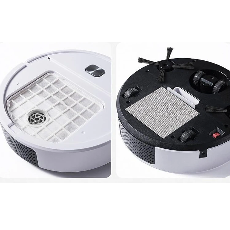 New Arrival 3 in 1 Robot Vacuum Cleaner Mop Portable with Brush Mini Cleaning Machine