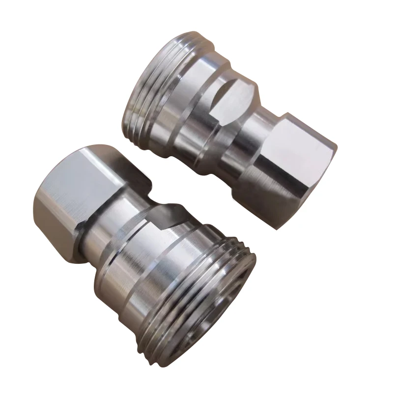 Adapter test Connector MINI DIN 4.3/10 Plug to DIN 7/16 Jack