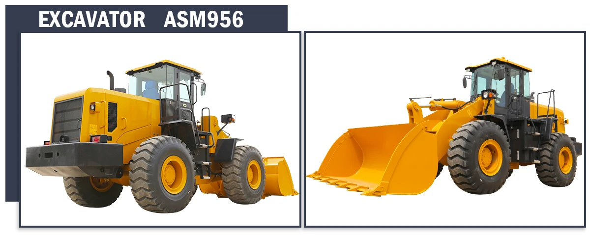 Backshore Machine 4x4 Backhoe Earth-Moving Machinery - Front Loader Tractor