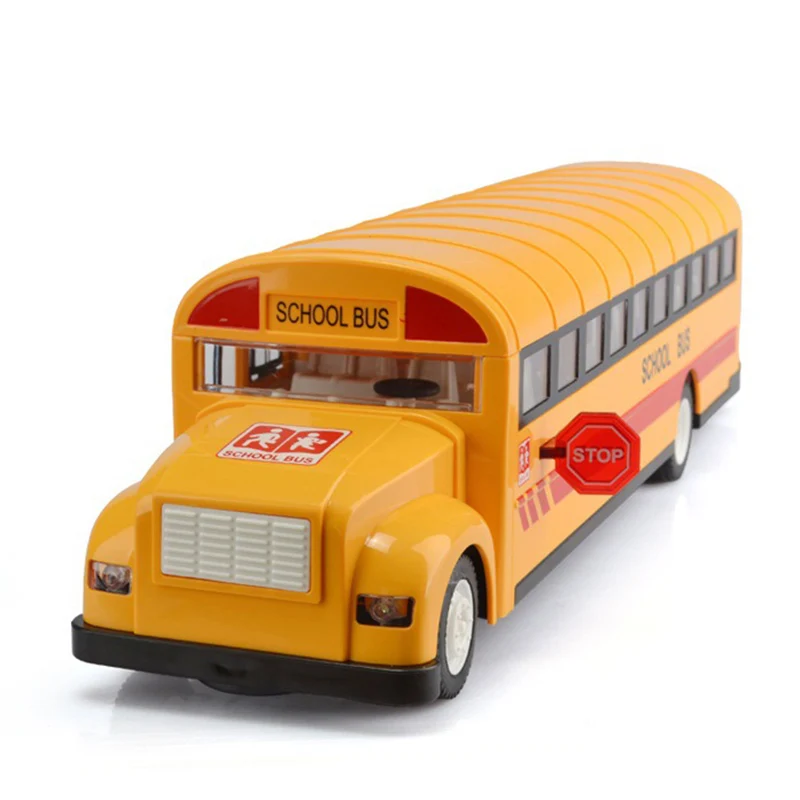 Radio Control RC School Bus Toy - 2.4G Plastic Toy Cars