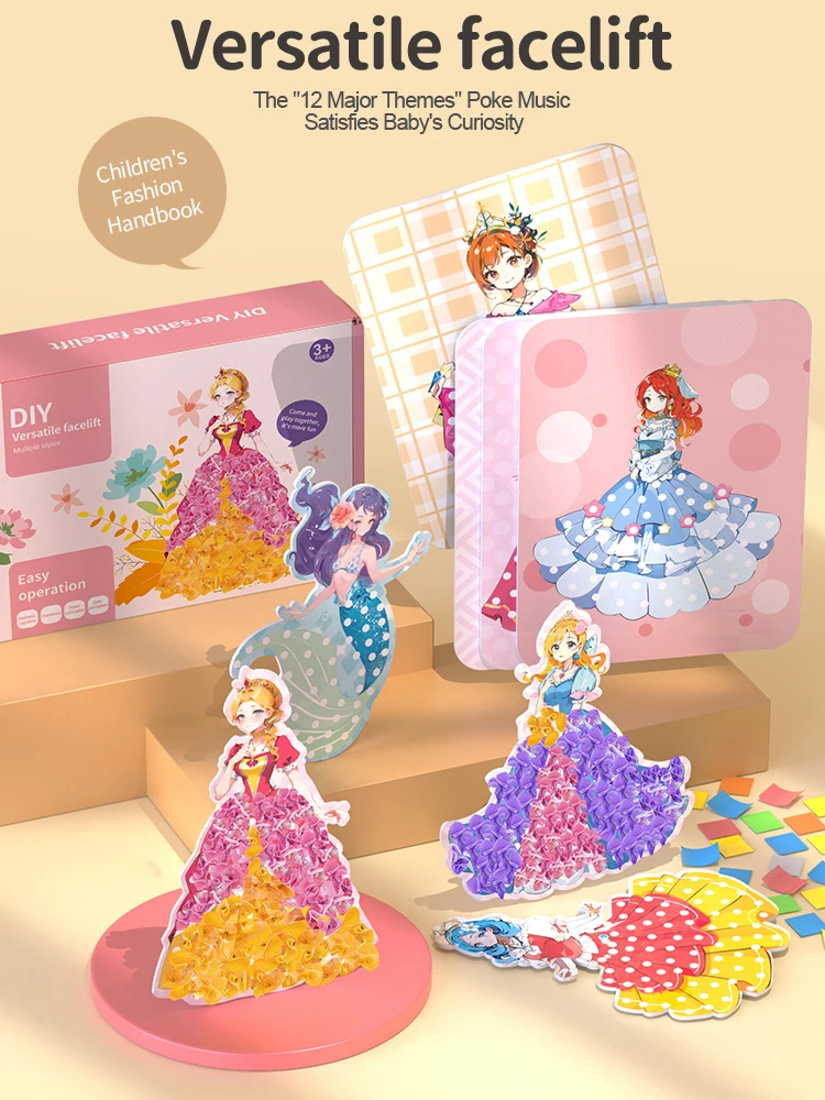 Customized Diy 3d Drawing Board Cards Kids Puzzle Fine Motor Training